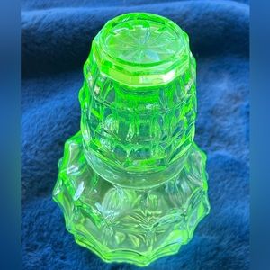 Vintage Vaseline Uranium carafe and cup